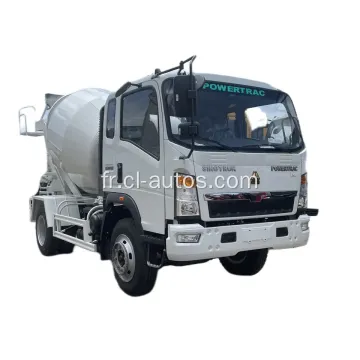 Sinotruck Howo 4x2 6 Wheeler 3 CBM en béton en béton